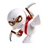 Фигурка ниндзя Сэнсэй Вонь из серии Fart Ninjas, белый, 9 см.  - миниатюра №4
